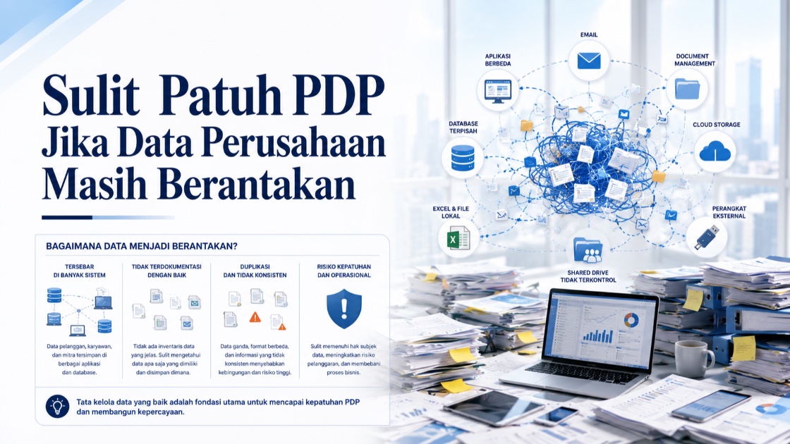 Sulit Patuh PDP Jika Data Perusahaan Masih Berantakan